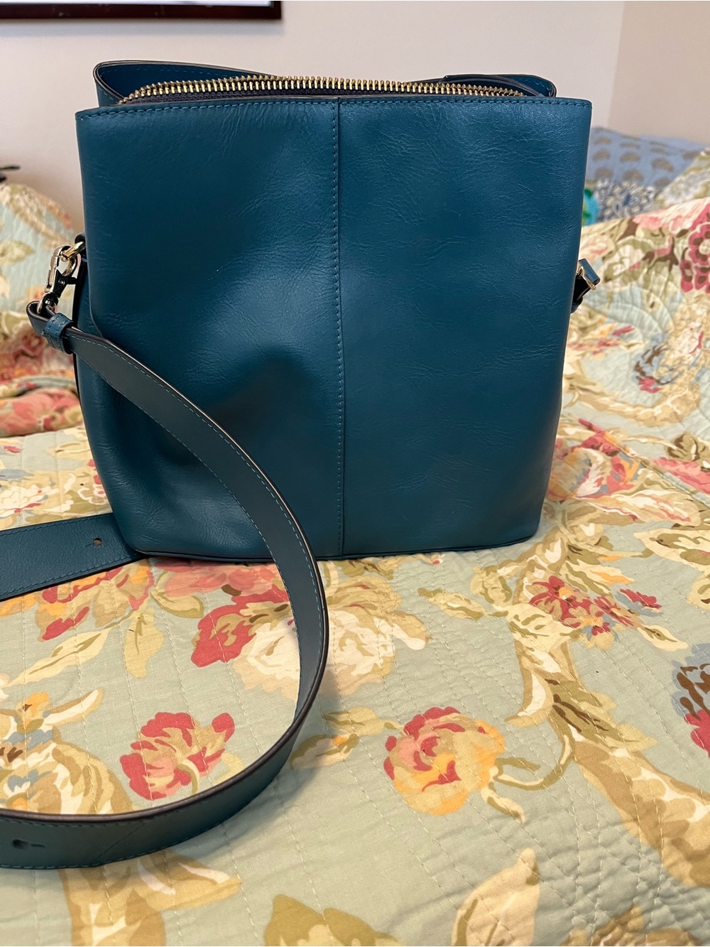 RADLEY Teal Leather Crossbody Bag